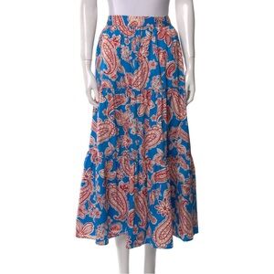 Xirena Poplin Tiered Midi Skirt